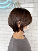 ヘアーシー(HAIR C,)&nbsp;［HAIR C shoichi］丸み可愛い耳かけボブショート