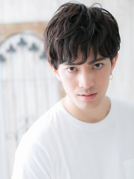 メンズヘア ビーセカンド 草加店(MENS HAIR B-2) ニュアンスパーマで軽さを!ルーズなラウンドマッシュS草加