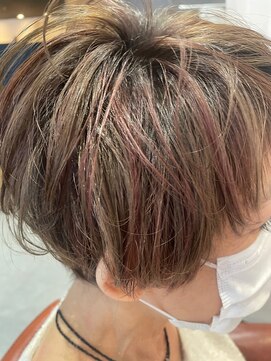 リベア トウキョウ 東大島店(Rever Tokyo) ショートボブ/ハイライト/明るめグレイ[東大島/東大島駅]