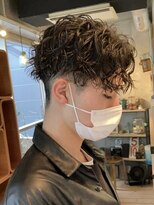 メンズヘアトーキョー 原宿(MEN'S HAIR TOKYO) スパイラルパーマ/ツーブロック/サイドパート