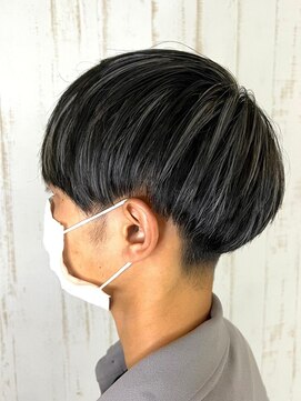 テトテ 三宮店(Tetote) /ツーブロックマッシュ/バレイヤージュ/グレージュカラー/