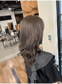 五反田駅美容室☆ブリーチなしで赤みを抑えたアッシュベージュ