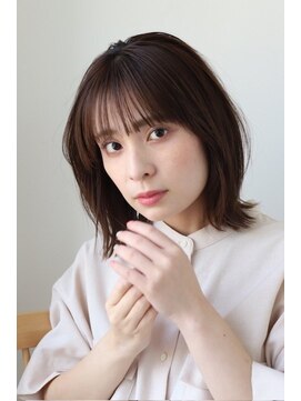 ヘアーアンドメイク エクリ 不動前店(Hair&Make equri) 【不動前美容室】ミディアムレイヤー