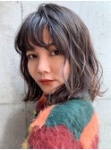 小顔パーマ/コテ巻き風/パーマ