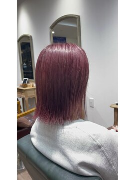 フェリーチェヘアーデザイン(Felice) Wカラー×チェリーピンク