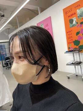 サニーズ(SUNNY'S by CONKS) 伸ばしかけ小顔バングのストレートボブ