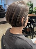 白髪ぼかしコントラストハイライト