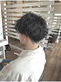 波巻きパーマ/メンズパーマ/メンズマッシュ