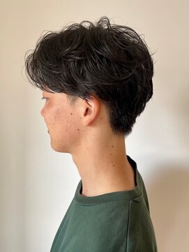 ソイクフ(SOY KUFU) MEN'SHAIRアッシュブラックベリーショートダークアッシュ