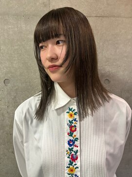 ナループロアボタン(Nalu pu loa BOTAN) フェイスレイヤー/顔まわりレイヤーオリーブカラー