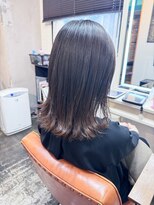 シック(Chic) ミルクベージュフェザーバングくびれミディゆるふわカール