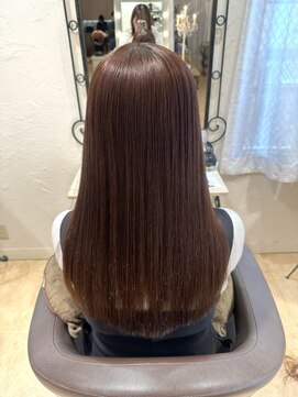 グラマラス GLAMOROUS 【渡辺まとい】ピンクブラウン/髪質改善トリートメント