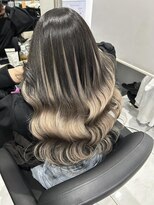 ヘアーデザイン ジェルム(Hair Design germe)&nbsp;バレイヤージュ風　#HIYORI