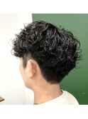 メンズスパイラルパーマ