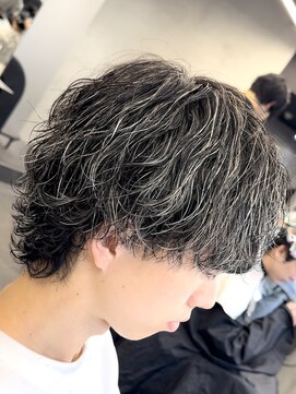 フィフスパーク(fifth PARK) 渋谷メンズパーママッシュウルフカット緩めシャドウパーマ