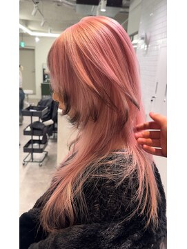 モニカ 原宿店(MONIQA) ピンク裾カラー