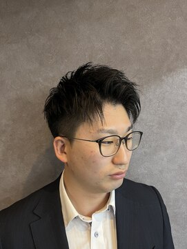 ベルーフ(BERUF) 清潔感のある爽やかなアップバング×刈り上げショート!!