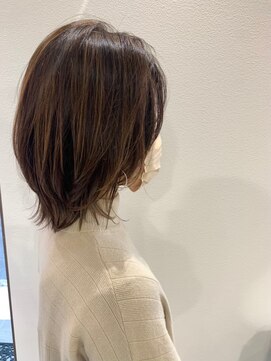 ルーチェココ ブラン(Lu'ce coco blanc) くびれボブ×ラテハイライト