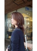 フレンチカジュアル大人美人小顔束感ウルフパーマミニウルフ