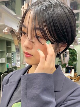 ロンド 表参道店(Lond) ショート/ハイライトカラー/白髪/白髪ぼかし/くびれヘア/