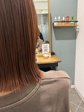 ライクバイコトナ 越谷(RIKE by kotona) 切りっぱなしボブ