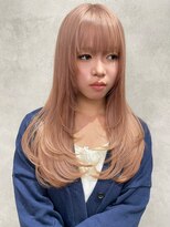 ルノン(LUNON)&nbsp;暗めカラーグランマッシュデザインカラーフェイスフレーミング