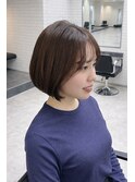 内巻きボブ