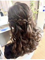 ジェミータ 横浜&nbsp;編み込みハーフアップ【横浜/ヘアセット/着付け】