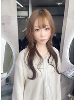 シックス バイ インク 渋谷(SIX by INK.)&nbsp;ダークブルー/デジタルパーマ/ワンホンレイヤー[渋谷]