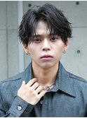 シャドウパーマ アクティブショート ショートアップバング