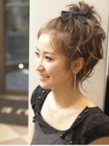 マイア 横浜駅店(hair saloon maia) 結婚式　セットアップ　大人かわいいルーズ☆ループアップ♪