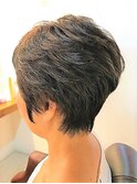 手ぐしで決まるコンサバショート♪