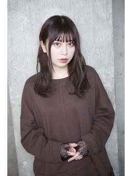 サロンドミルク 原宿(salon de MiLK) 【salon de MiLK 原宿】ピンクブラウン×ラフ感ウェーブ