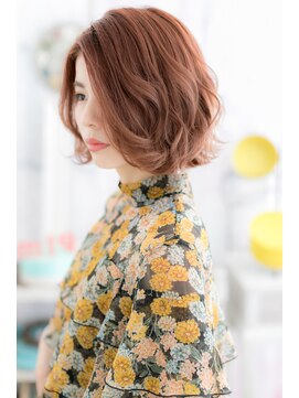 ヘアアンドビューティー ミック(Hair & Beauty miq) 3Dカラーが大人スイート★抜け感エアリーボブb