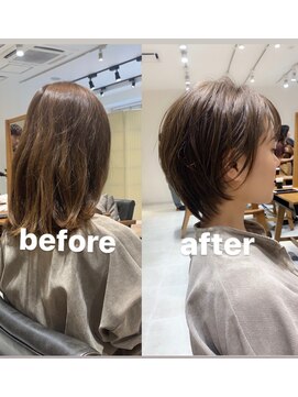 ビューイースト 亀戸 錦糸町(VIEW EAST) イメチェンワンサイドショートボブ