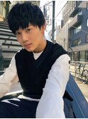 【December】ソフトツーブロックショートレイヤービジカジ