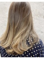 ランズ(LANDS) 【LANDS】ハイライト/バレイヤージュ/グレージュ/ベージュ