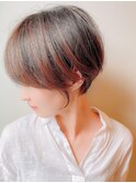 大人かわいい前下がりマニッシュショートボブ【CICATA関口】