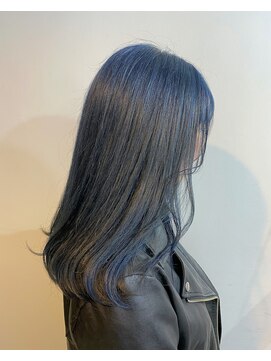 ヘアメイク オブジェ(hair make objet) 韓国スタイル　BLUE