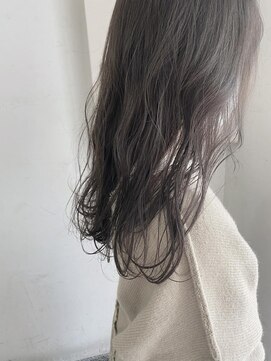 キャンバス バイ ネオリーブ 横浜西口(Canvas by neo.) ブリーチなしで作るグレージュ ロングレイヤー