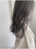 ブリーチなしで作るグレージュ ロングレイヤー