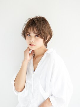 ジュール 池袋(Joule) オフィスヘア/エアリーミディ/ショートパーマ/ホワイトアッシュ