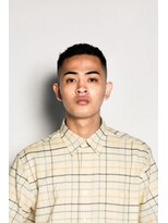 レンゲン(LENGEN)&nbsp;束感刈り上げビジネス七三ツーブロックアップバング６１