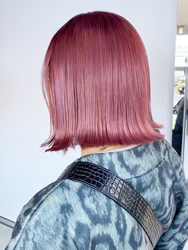 アイティー バイ アルバム 中野店(IT by ALBUM) ピンクバイオレットボブ_ネビージュこなれミディ_ba364402