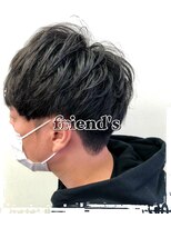 フレンズ 環状通東店(friend's) メンズの黒髪スタイルツーブロマッシュ 8