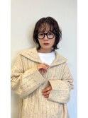 #前髪パーマ #ショートレイヤー