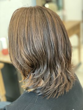 ヘアデザインロアール アリオ倉敷店(Hair Design Loire) インナーカラー、ソフトウルフ