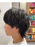 【明石】ニュアンスパーマ/シークレットパーマ/マッシュウルフ