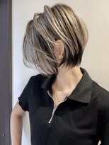 トルネード(TORNADO) 海外ヘア ショートボブ ハイライトバレイヤージュ t42外国人風