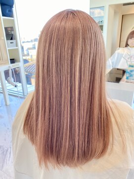 アントワープヘアー 知多半田駅前店(Antwerp hair) ピンクベージュ